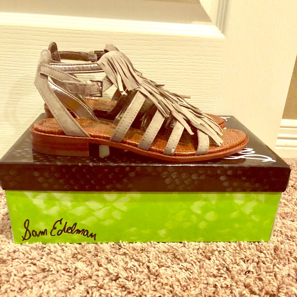 Sam Edelman Fringe Sandal 7.5